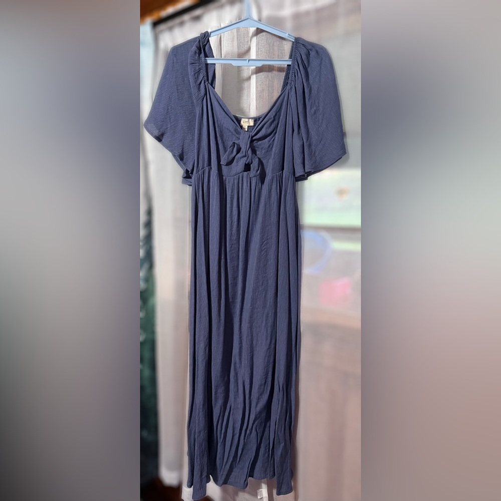 Pinkblush Navy Midi Dress